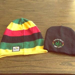 Two pack Bob Marley Beanies Billabong men women
